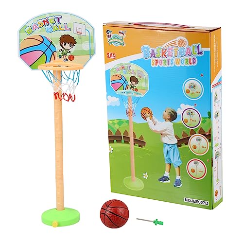 YARNOW 1Satz Basketballständer Einstellbarer Basketballkorb Für Drinnen Und Draußen Für Fördert Hand Auge Koordination Und Basketball Und Ballnadel von YARNOW