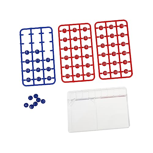 YARNOW 1Satz Bingo Spielbälle Nummerierte Kugeln für Fundraiser und Partys für Klassenräume und Unternehmensveranstaltungen Langlebiges Material für Langanhaltenden von YARNOW