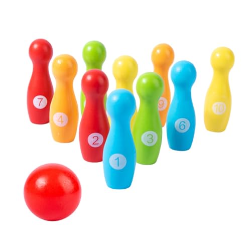 YARNOW 1Satz Bowling Spielset Für Interaktives Sportspielzeug Farben Und Pädagogisches Für Drinnen Und Draußen Für Kleinkinder Und Vorschulkinder YARNOW 1Satz Bowling Spielset Für Interaktives Sportspielzeug Farben Und Pädagogisches Für Drinnen Und Draußen Für Kleinkinder Und Vorschulkinder von YARNOW