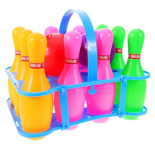 YARNOW 1Satz Bowling Spielset für Pins und Kleinen Kugeln Interaktives Koordination und Motorischen Fähigkeiten für Drinnen YARNOW 1Satz Bowling Spielset für Pins und Kleinen Kugeln Interaktives Koordination und Motorischen Fähigkeiten für Drinnen von YARNOW
