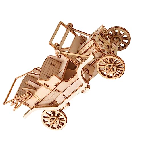 YARNOW 1Satz DIY Holzautomodell Puzzle für Jungen Kreatives Holzpuzzle für Handgefertigtes Modell Sicheres und Hochwertiges Holzspielzeug YARNOW 1Satz DIY Holzautomodell Puzzle für Jungen Kreatives Holzpuzzle für Handgefertigtes Modell Sicheres und Hochwertiges Holzspielzeug von YARNOW