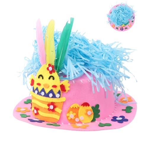 YARNOW 1Satz DIY Ostern Küken Hut Handgemachte Bastelmaterialien für Kreative Jungen Süße Haar Accessoires für Ostern Party Supplies aus Robustem Vliesstoff mit Niedlichen YARNOW 1Satz DIY Ostern Küken Hut Handgemachte Bastelmaterialien für Kreative Jungen Süße Haar Accessoires für Ostern Party Supplies aus Robustem Vliesstoff mit Niedlichen von YARNOW