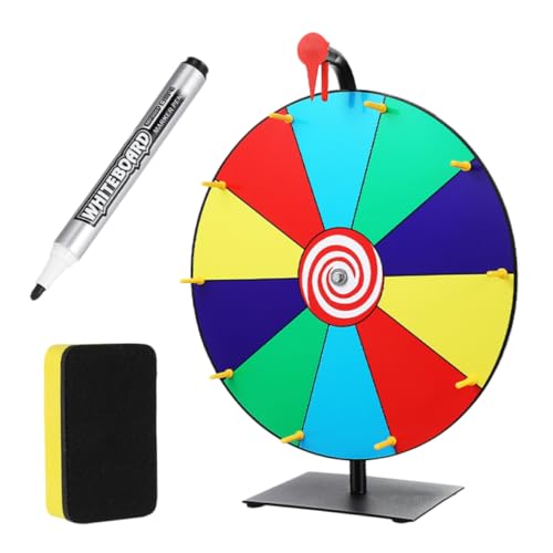 YARNOW 1Satz DIY Preisrad für Karnevalspartys mit Stift und Radiergummi für Gewinnspiele und Messen Robustes für Unterhaltungsaktivitäten von YARNOW