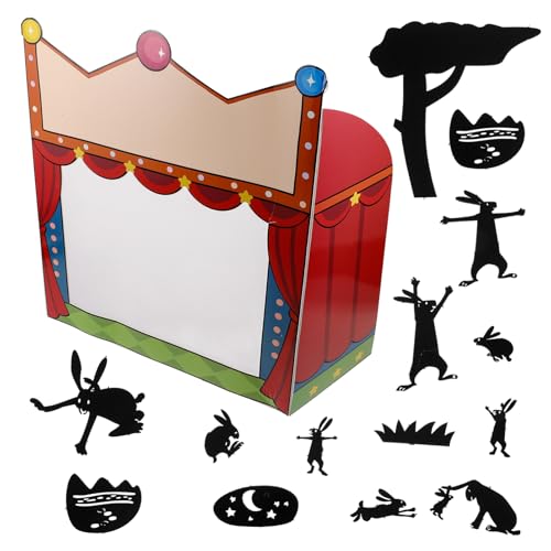YARNOW 1Satz DIY Schattenpuppen Kit für Kreatives Bastelset Wissenschaft und Geschichtenerzählen Theater Hintergrund und Interaktiven Experimenten YARNOW 1Satz DIY Schattenpuppen Kit für Kreatives Bastelset Wissenschaft und Geschichtenerzählen Theater Hintergrund und Interaktiven Experimenten von YARNOW