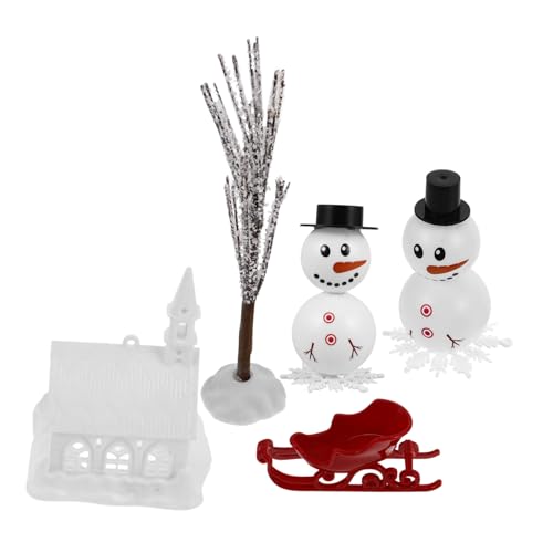 YARNOW 1Satz DIY Schneemann Ornament mit Hausschlittenbaum Weihnachts Bastelbedarf für Kreative Schneemann Dekorationen für Familien Gestalten von Festlicher YARNOW 1Satz DIY Schneemann Ornament mit Hausschlittenbaum Weihnachts Bastelbedarf für Kreative Schneemann Dekorationen für Familien Gestalten von Festlicher von YARNOW