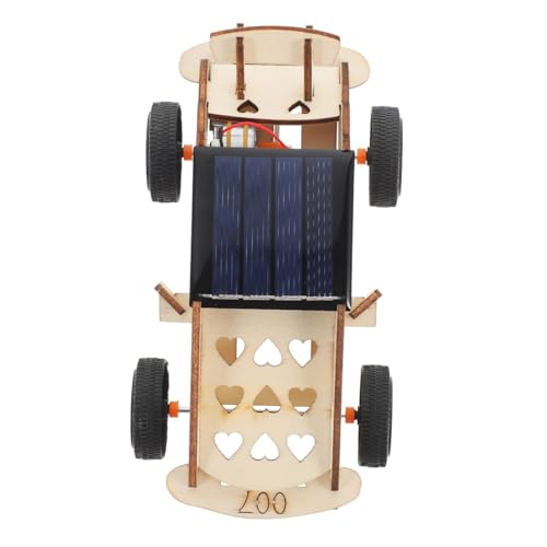 YARNOW 1Satz DIY Solar Holzspielzeug Für Wissenschaftliche Experimentierprojekte Ohne Batterien Sicheres Basteln Für Jungen Und Weihnachten von YARNOW