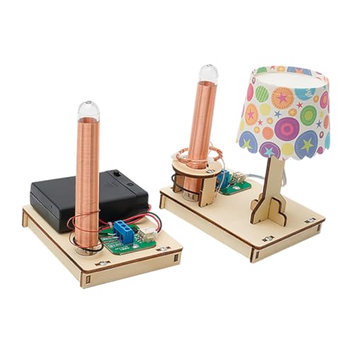 YARNOW 1Satz DIY Tischlampen Kit Für Drahtloses Energieübertragungs Experimentierkasten Pädagogisches Fähigkeiten Für Naturwissenschaftlichen von YARNOW