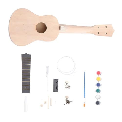 YARNOW 1Satz DIY Ukulele Für Erwachsene Handgemachte Gitarre Musikinstrument Für Kreative Eltern Junge Mädchen Projekte Anleitung von YARNOW