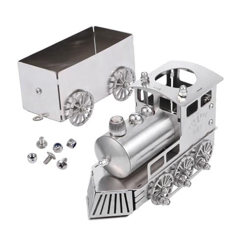YARNOW 1Satz Dampflokomotive Modell Retro Zug Deko für Kinderzimmer Tischzug aus für Zugliebhaber und Heimdekoration Langlebig von YARNOW