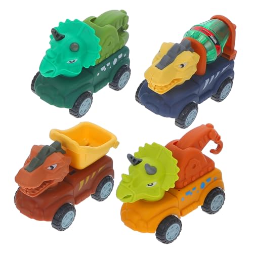 YARNOW 1Satz Dinosaurier Spielzeugset Für Ab Jahren Teiliges Fahrzeugmodell Für Jungen Fördert Hand Auge Koordination Und Kreative Fähigkeiten Für Partys von YARNOW