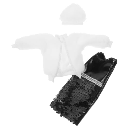 YARNOW 1Satz Doll Costume für Puppen Wunderschöne Puppenkleidung mit Rock und Jacke Leicht für Kreative Spielmöglichkeiten und Frühkindliche Bildung von YARNOW