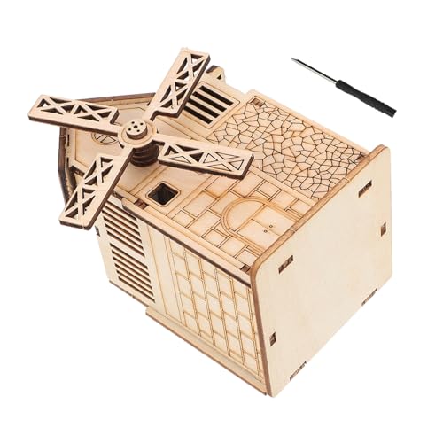 YARNOW 1Satz Dreidimensionales Holzpuzzle Musikbox Für Kognitives Mit Holzstruktur Fördert Die Kreativität Und Feinmotorik Für Vorschulkinder Jahren Einzigartiges Design von YARNOW