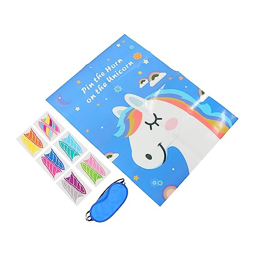 YARNOW 1Satz Einhorn Partyspiel für Kreatives Einhorn Design Tragbar und Langlebig für Geburtstagsfeiern Verbessert Hand Augen Koordination und Konzentration von YARNOW