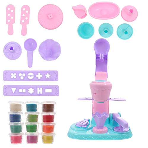 YARNOW 1Satz Eiscreme Set Für DIY Eismaschine Aus Hochwertigem Umweltfreundlichem Material Lernspielzeug Für Kreative Rollenspiele Kinderküchen von YARNOW