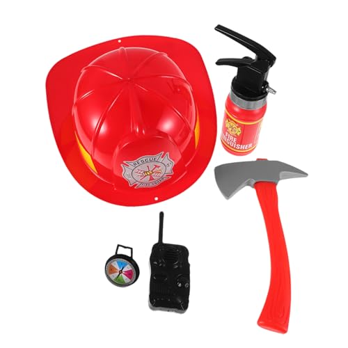 YARNOW 1Satz Feuerwehrmann Rollenspiel für Kleinkinder Simuliertes Feuerlöscher mit Helm und Zubehör für Kreative Rollenspiele und Kostümpartys Leicht zu Reinigen YARNOW 1Satz Feuerwehrmann Rollenspiel für Kleinkinder Simuliertes Feuerlöscher mit Helm und Zubehör für Kreative Rollenspiele und Kostümpartys Leicht zu Reinigen von YARNOW