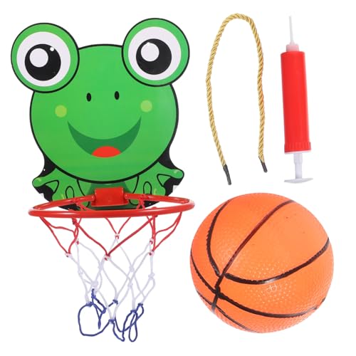 YARNOW 1Satz Frosch Basketballkorb Zur Wandmontage Für Faltbares Indoor Sportspielzeug Hand Auge Koordination Und Bewegungsspiel Attraktives Design von YARNOW