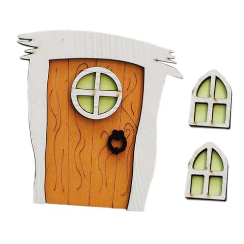 YARNOW 1Satz Garten Tür Dekoration Aus Holz Kreative Deko Für Puppenhaus Und Garten Geschenkidee Für Feenliebhaber YARNOW 1Satz Garten Tür Dekoration Aus Holz Kreative Deko Für Puppenhaus Und Garten Geschenkidee Für Feenliebhaber von YARNOW
