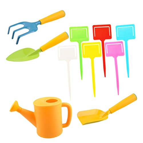 YARNOW 1Satz Gartenwerkzeug Teiliges Mini Garten Werkzeug Mit Schaufeln Gelber Gießkanne Und Pflanzenmarkierungen Für Kleine Für Gartenarbeit Freien YARNOW 1Satz Gartenwerkzeug Teiliges Mini Garten Werkzeug Mit Schaufeln Gelber Gießkanne Und Pflanzenmarkierungen Für Kleine Für Gartenarbeit Freien von YARNOW