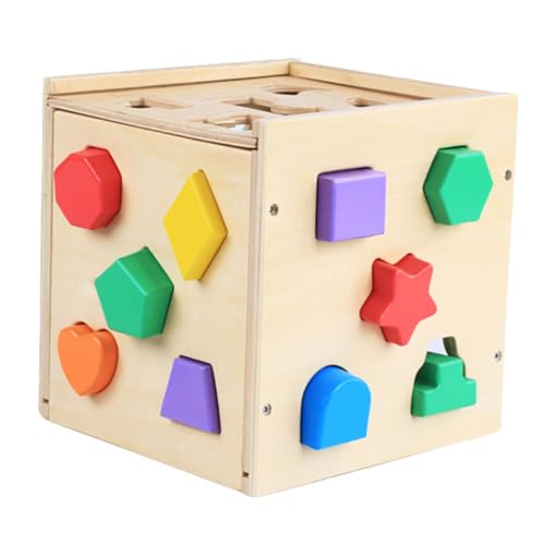 YARNOW 1Satz Geometrische Holzbausteine Für Pädagogisches Kreativität Und Motorik Für Jahre Sicher Und Langlebig YARNOW 1Satz Geometrische Holzbausteine Für Pädagogisches Kreativität Und Motorik Für Jahre Sicher Und Langlebig von YARNOW