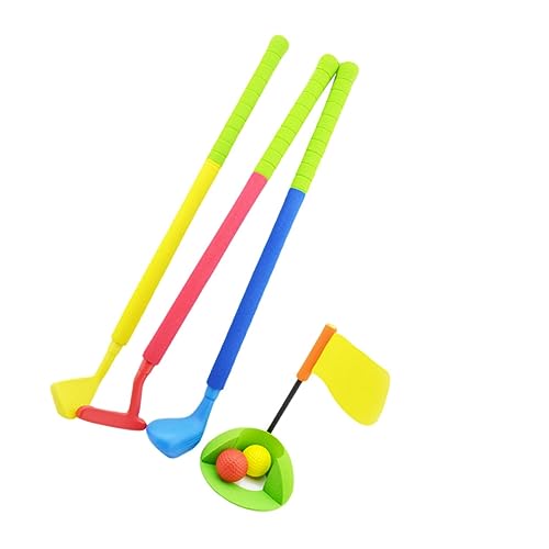 YARNOW 1Satz Golf Set Pädagogisches Outdoor für Kleinkinder Golfschläger und Bälle Fördert Hand Augen Koordination und Familienaktivitäten für Jungen von YARNOW