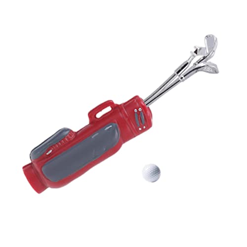 YARNOW 1Satz Golfspielzeug Set Für Puppenhaus Sport Miniaturgolfclubs Mit Schlägern Ball Und Übungslöcher Dekoration Für Mini Häuser Und Outdoor Für Jahren von YARNOW