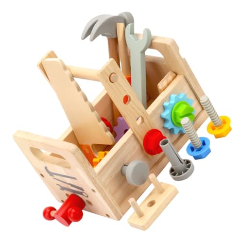 YARNOW 1Satz Handgehaltener Werkzeugkasten für Pädagogisches Holzspielzeug Werkzeugset für Kreative Bauprojekte Leicht und Kompakt für Jungen und Ab Jahren Fördert YARNOW 1Satz Handgehaltener Werkzeugkasten für Pädagogisches Holzspielzeug Werkzeugset für Kreative Bauprojekte Leicht und Kompakt für Jungen und Ab Jahren Fördert von YARNOW
