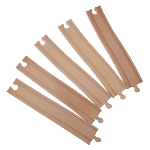 YARNOW 1Satz Holz Bahngleis Für Teiliges Zubehör Für Holzeisenbahn Kreativität Und Fantasie Zu Weihnachten Oder Geburtstagsfeiern YARNOW 1Satz Holz Bahngleis Für Teiliges Zubehör Für Holzeisenbahn Kreativität Und Fantasie Zu Weihnachten Oder Geburtstagsfeiern von YARNOW