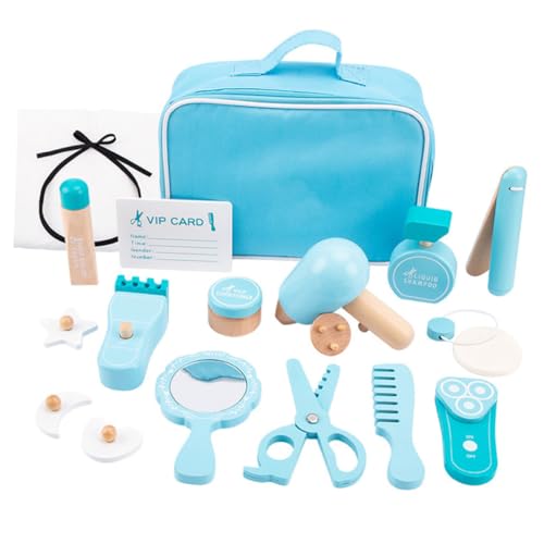 YARNOW 1Satz Holz Friseursalon Spielset für Teiliges Friseur mit Haartrockner und Styling Werkzeugen Fördert Kreativität und Hand Auge Koordination für Jungen YARNOW 1Satz Holz Friseursalon Spielset für Teiliges Friseur mit Haartrockner und Styling Werkzeugen Fördert Kreativität und Hand Auge Koordination für Jungen von YARNOW