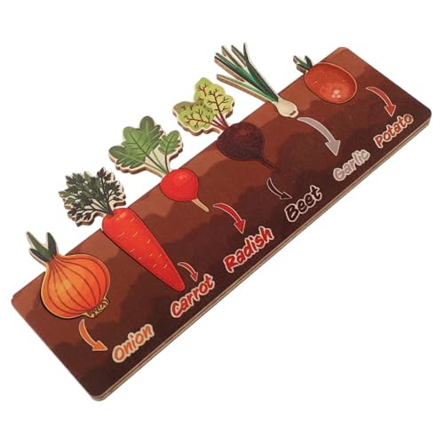 YARNOW 1Satz Holz Gemüse Puzzle für Kleinkinder Frühes Lernen mit Formen und Farben Interaktives zur Kognitiven Entwicklung für Vorschulkinder YARNOW 1Satz Holz Gemüse Puzzle für Kleinkinder Frühes Lernen mit Formen und Farben Interaktives zur Kognitiven Entwicklung für Vorschulkinder von YARNOW