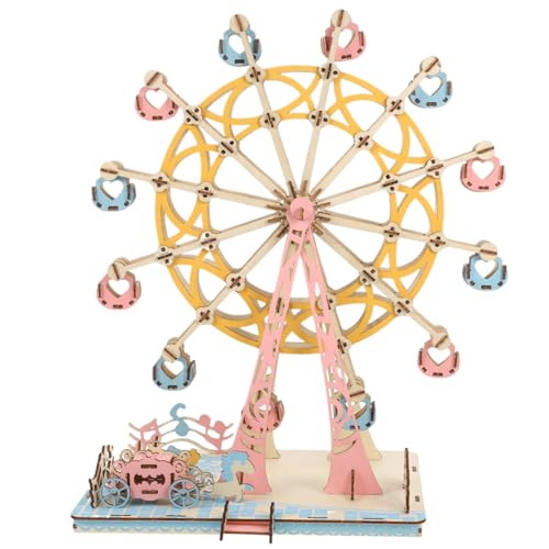 YARNOW 1Satz Holz Puzzle Kreatives Ferris Wheel Modell Für DIY Holzrätsel Für Bastelprojekte Für Geburtstage Und Freizeitaktivitäten YARNOW 1Satz Holz Puzzle Kreatives Ferris Wheel Modell Für DIY Holzrätsel Für Bastelprojekte Für Geburtstage Und Freizeitaktivitäten von YARNOW