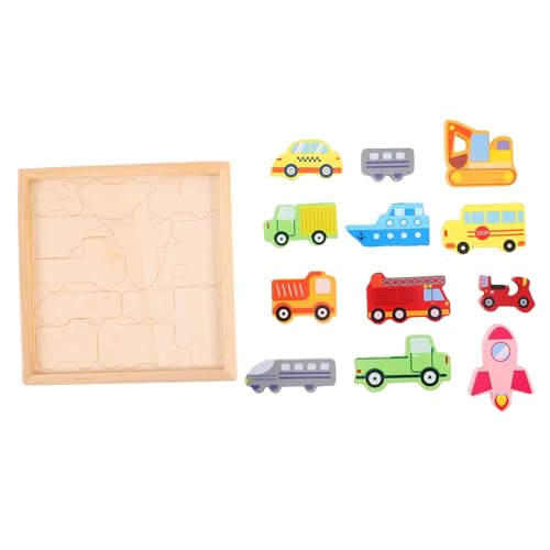 YARNOW 1Satz Holz Puzzle für Kreatives Transportfahrzeug Puzzle Hand Auge Koordination und Kognitiver Entwicklung Lernspielzeug für Vorschulkinder YARNOW 1Satz Holz Puzzle für Kreatives Transportfahrzeug Puzzle Hand Auge Koordination und Kognitiver Entwicklung Lernspielzeug für Vorschulkinder von YARNOW
