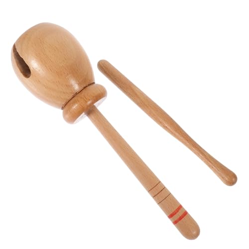 YARNOW 1Satz Holz Rhythmusblock Hölzernes Schlaginstrument für Fördert Kreativität und Musikhobby Einfach zu Bedienen für Frühe Musikalische Bildung von YARNOW