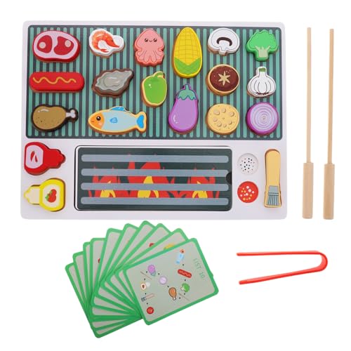 YARNOW 1Satz Holzgrill Set für Realistisches Grillspielzeug mit Handwerkskunst Rollenspiele der Spielküche Fördert Kreatives und Macht Spaß YARNOW 1Satz Holzgrill Set für Realistisches Grillspielzeug mit Handwerkskunst Rollenspiele der Spielküche Fördert Kreatives und Macht Spaß von YARNOW