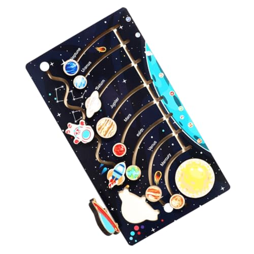 YARNOW 1Satz Holzpuzzle Sonnensystem für Bewegliches Planeten Puzzle Lernspielzeug Kreativität und Motorischen Fähigkeiten für Vorschulaktivitäten YARNOW 1Satz Holzpuzzle Sonnensystem für Bewegliches Planeten Puzzle Lernspielzeug Kreativität und Motorischen Fähigkeiten für Vorschulaktivitäten von YARNOW