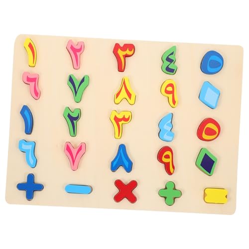 YARNOW 1Satz Holzpuzzle für Arabische und Montessori Lernspielzeug Farben Formen und Zahlenkenntnissen für Kleinkinder und Vorschulkinder YARNOW 1Satz Holzpuzzle für Arabische und Montessori Lernspielzeug Farben Formen und Zahlenkenntnissen für Kleinkinder und Vorschulkinder von YARNOW