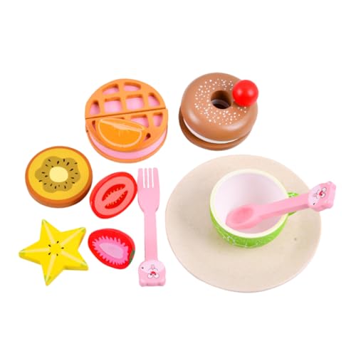 YARNOW 1Satz Holzspielzeug Kinderküche Lernspielzeug Für Rollenspiele Mikrowelle Und Zubehör Kreatives Für Jungen Und Ab Jahren Und Langlebig von YARNOW