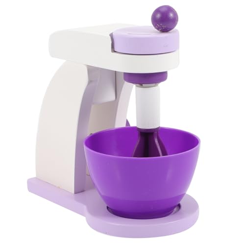 YARNOW 1Satz Holzspielzeug Mixer Für Küchenrollenspielzeug Mit Zubehör Geburtstagsgeschenk Kreativität Und Motorischen Fähigkeiten von YARNOW