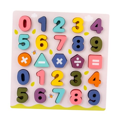 YARNOW 1Satz Holzspielzeug für Pädagogisches Inlay mit Kinderhandgriffblöcken Sicherer Wasserfarbe für Lernspiele zur Formen und Zahlenkennung und Langlebig YARNOW 1Satz Holzspielzeug für Pädagogisches Inlay mit Kinderhandgriffblöcken Sicherer Wasserfarbe für Lernspiele zur Formen und Zahlenkennung und Langlebig von YARNOW