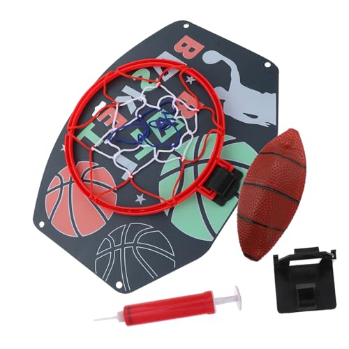 YARNOW 1Satz Indoor Basketballspielzeug Für Flexibles Abnehmbarem Basketballkorb Fördert Motorische Fähigkeiten Und Hand Auge Koordination von YARNOW
