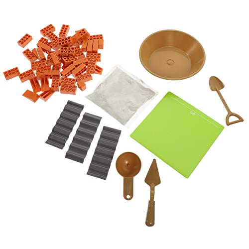 YARNOW 1Satz Interaktives BAU für Teiliges DIY Ziegelset zur Kreativen Gestaltung von Häusern Sicheres und Lehrreiches Konstruktionsspielzeug für Kleine Architekten und Bauherren YARNOW 1Satz Interaktives BAU für Teiliges DIY Ziegelset zur Kreativen Gestaltung von Häusern Sicheres und Lehrreiches Konstruktionsspielzeug für Kleine Architekten und Bauherren von YARNOW