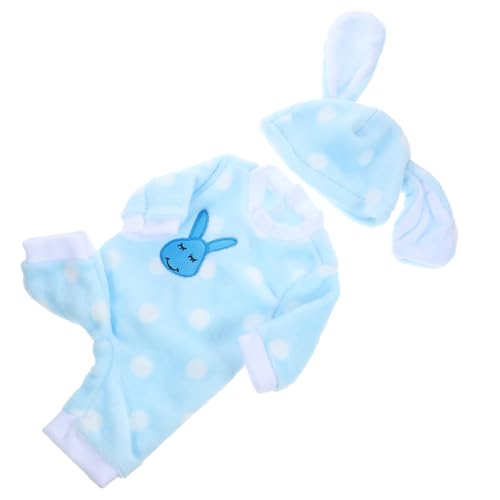 YARNOW 1Satz Kaninchen Overall Pyjama Für Puppen Süßes Schlafanzug Outfit Für Puppen Dress Up Zubehör Für Kreative Spielstunden von YARNOW
