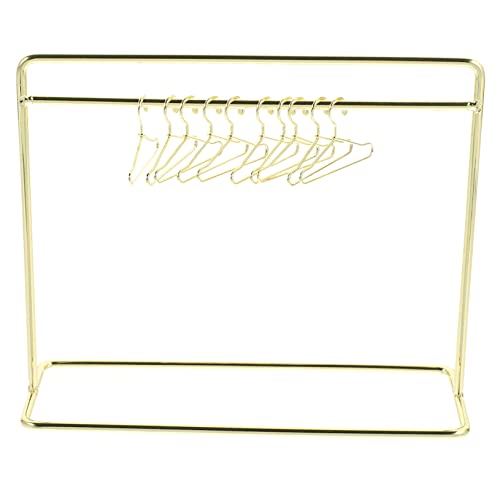 YARNOW 1Satz Kleiderbügel Für Puppen Teiliges Aus Goldfarbenem Zur Präsentation Und Aufbewahrung Von Puppenkleidung Im Puppenhaus Hängern YARNOW 1Satz Kleiderbügel Für Puppen Teiliges Aus Goldfarbenem Zur Präsentation Und Aufbewahrung Von Puppenkleidung Im Puppenhaus Hängern von YARNOW