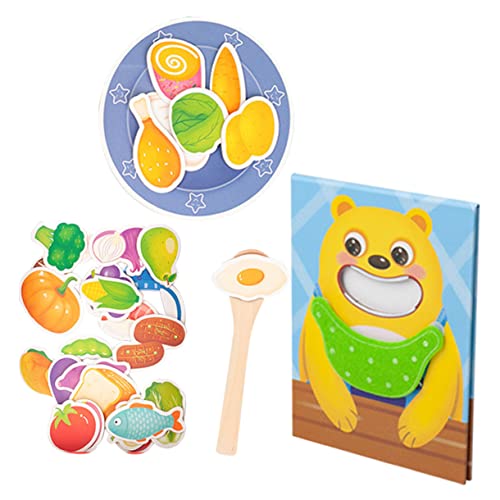YARNOW 1Satz Kleines Fütterungsspielzeug Für Holzspielzeug Zur Frühen Bildung Fördert Farben Und Lebensmittelunterscheidung Für Kleinkinder Und Eltern Junge Mädchen Spiele von YARNOW
