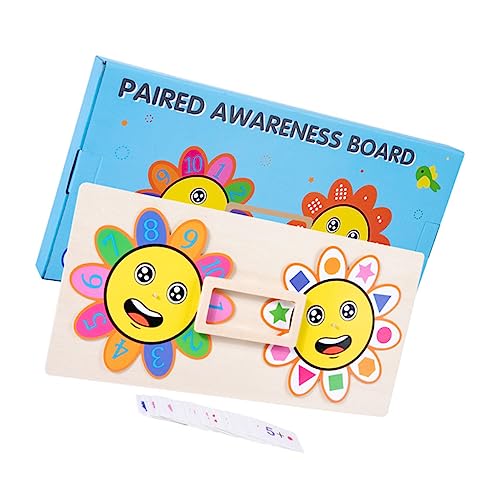 YARNOW 1Satz Kognitives Holzspielzeug Für Puzzle Früherziehung Logischem Und Hand Augen Koordination Für Vorschulkinder von YARNOW