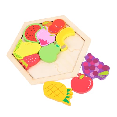 YARNOW 1Satz Kreatives Holzpuzzle Für Tier Puzzle Fördert Farberkennung Und Formanpassung Lernspielzeug Für Kleinkinder Ab Jahr Stärkt Eltern Junge Mädchen Bindung von YARNOW