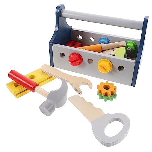 YARNOW 1Satz Kreatives Holzspielzeug Für Kleinkinder Teiliges Werkzeugspielzeug Mit Tragbarem Korb Für Outdoor Und Indoor Sicher Und Langlebig Fördert Kreativität YARNOW 1Satz Kreatives Holzspielzeug Für Kleinkinder Teiliges Werkzeugspielzeug Mit Tragbarem Korb Für Outdoor Und Indoor Sicher Und Langlebig Fördert Kreativität von YARNOW