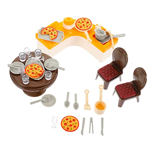 YARNOW 1Satz Küchen Für Puppenhaus Teiliges Zubehör Für Kreative Spielwelten Sicheres Und Langlebiges Für Ab Jahren Dekorationen Und Rollenspiele von YARNOW