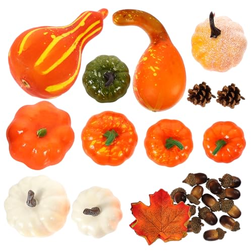 YARNOW 1Satz Künstliches Kürbis Herbstdekoration Für Halloween Und Thanksgiving Vielseitige Deko Elemente Aus Leichtem Für Sammlung Und YARNOW 1Satz Künstliches Kürbis Herbstdekoration Für Halloween Und Thanksgiving Vielseitige Deko Elemente Aus Leichtem Für Sammlung Und von YARNOW