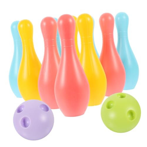 YARNOW 1Satz Kunststoff Bowling für Indoor Bowling Pins Bälle Interaktives Freizeitspiel Fördert Feinmotorik und Hand Auge Koordination für Gruppenaktivitäten YARNOW 1Satz Kunststoff Bowling für Indoor Bowling Pins Bälle Interaktives Freizeitspiel Fördert Feinmotorik und Hand Auge Koordination für Gruppenaktivitäten von YARNOW