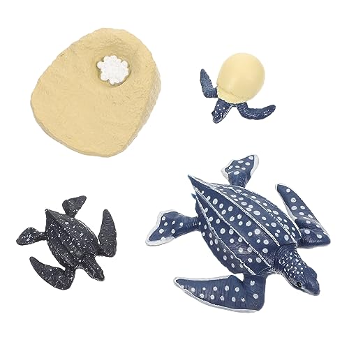 YARNOW Lebenszyklus Lederschildkröte Modellspielzeug für Kinder Frühlernen Realistische Tierfiguren Pädagogisches Wachstumszyklus Spielzeug Dekoration für Kinderzimmer von YARNOW